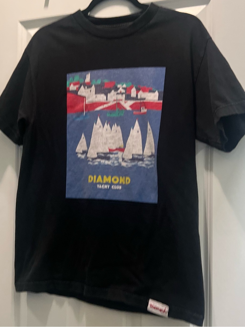 3/$19 Diamond Supply Co yacht club short sleeve T-shirt - Picture 4 of 14